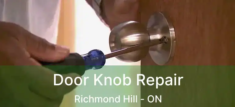  Door Knob Repair Richmond Hill - ON