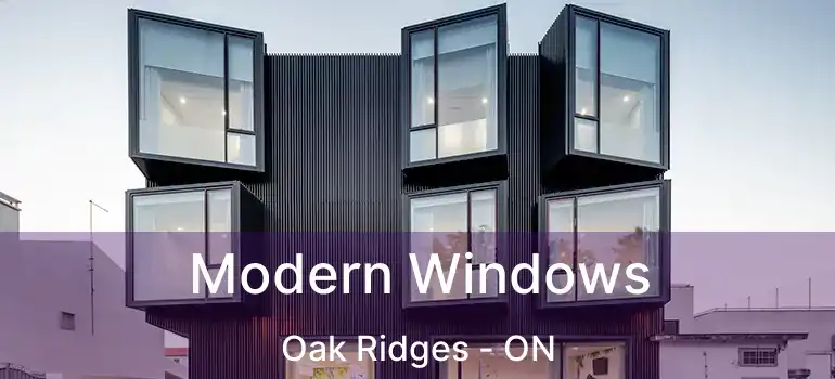 Modern Windows Oak Ridges - ON