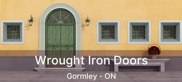 Wrought Iron Doors Gormley - ON